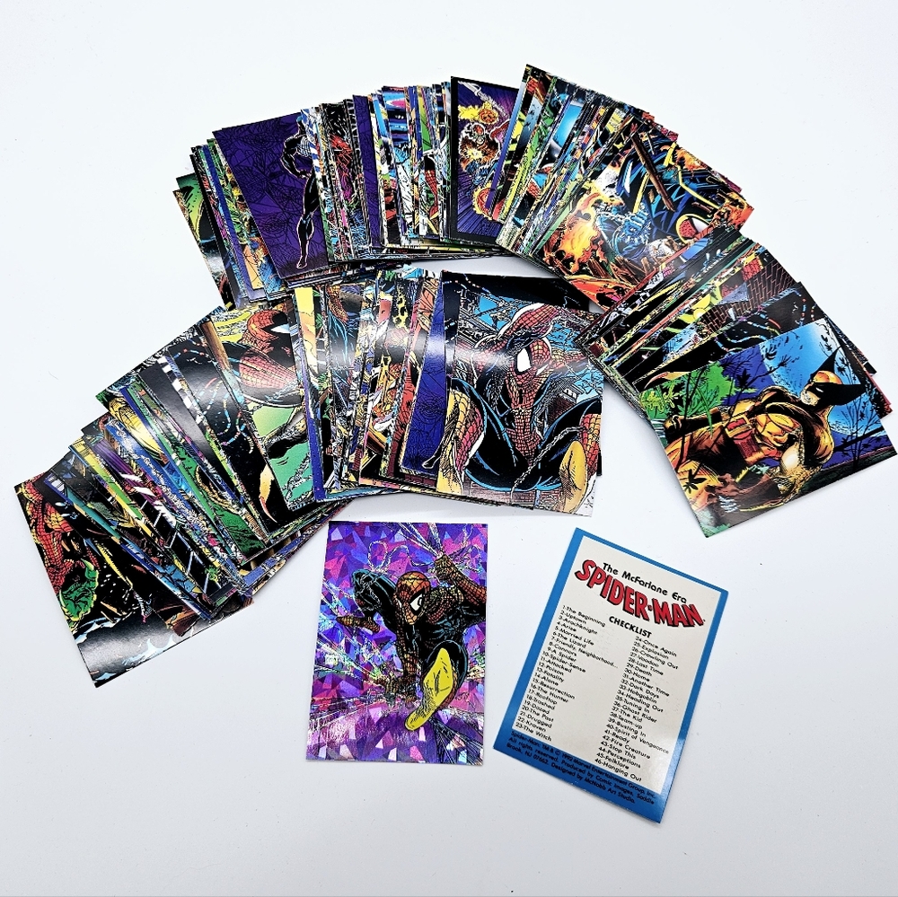 VINTAGE | 1992 Marvel The McFarlane Era Spider-Man Collector Card lot